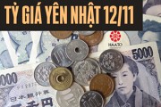 Tỷ giá yên Nhật ngày 12/11: Chưa có dấu hiệu hồi phục