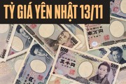 Tỷ giá yên Nhật ngày 13/11: Kéo dài chuỗi giảm