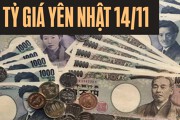 Tỷ giá yên Nhật ngày 14/11: Giảm liên tiếp trong 4 ngày