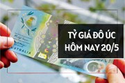 Tỷ giá đô Úc hôm nay ngày 20/5: Tiếp đà tăng tại tất cả các ngân hàng